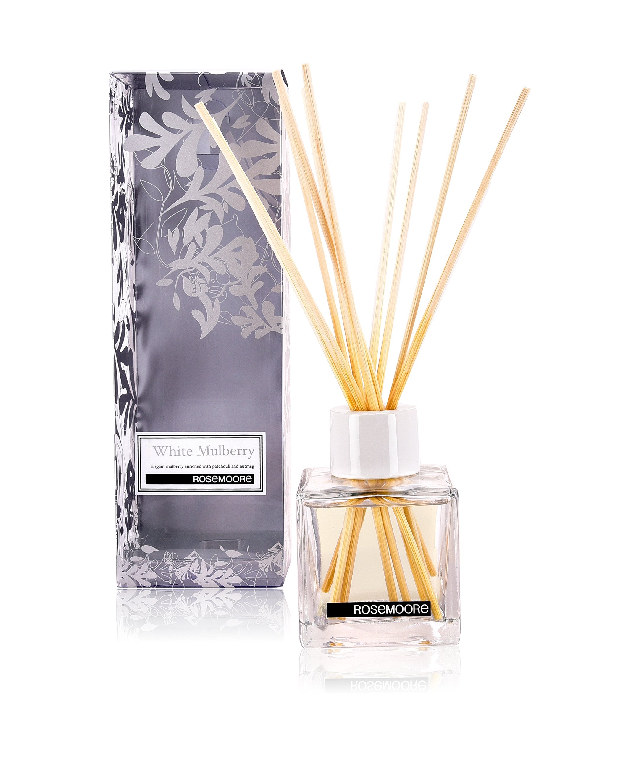 Rosemoore Mulberry Scented Reed Diffuser (White)