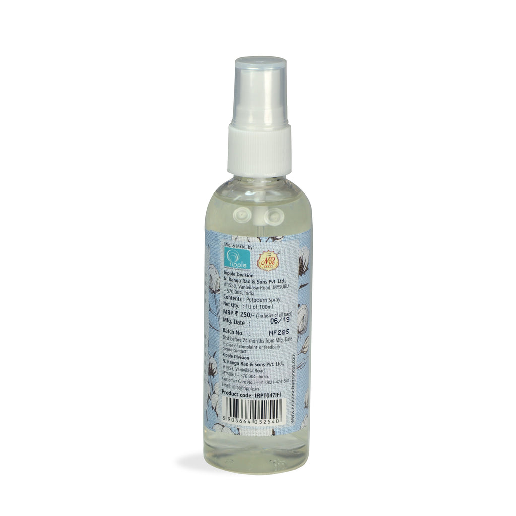 Iris 100Ml Refrshr Oil Fresh linen( Transperant Bottle)
