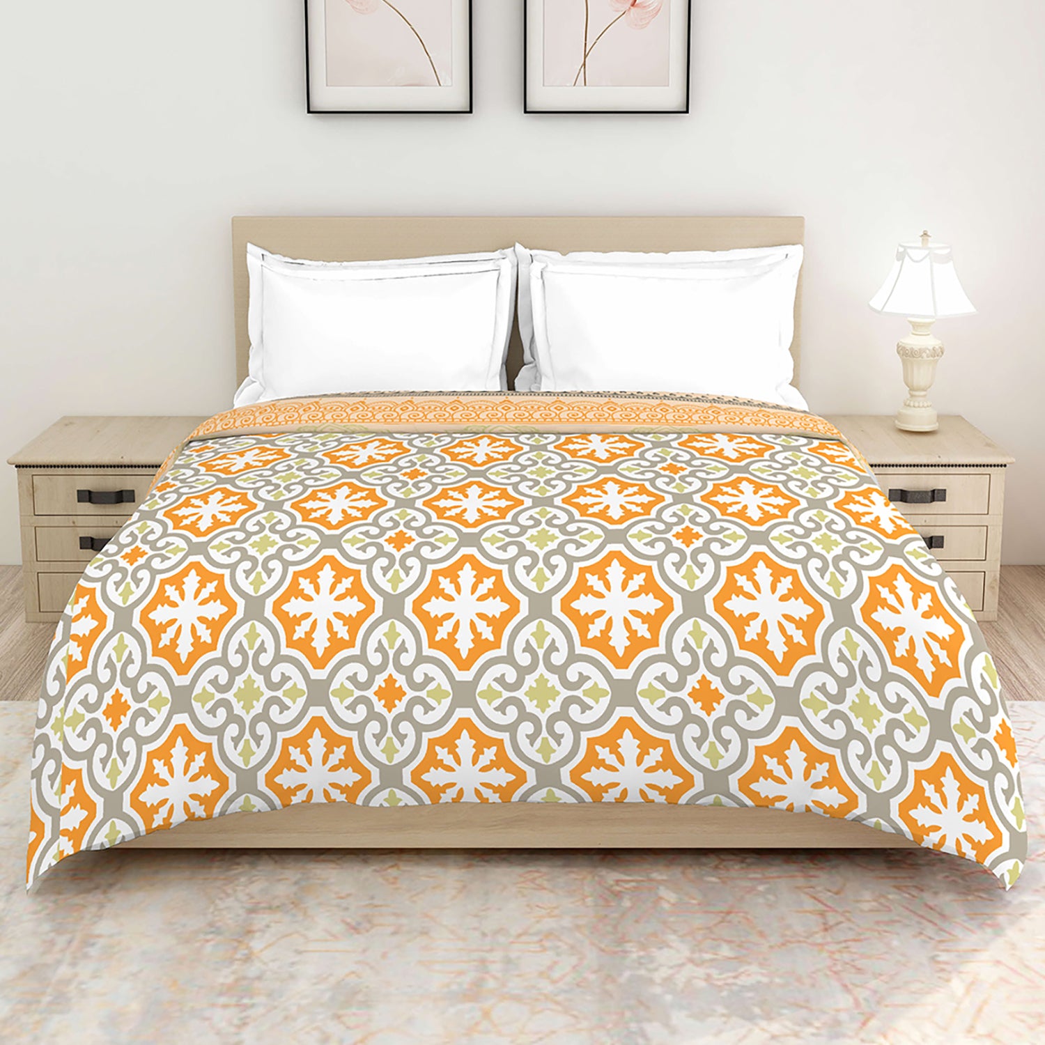 Boutique Living 148 TC Living Printed Layers Double Comforter