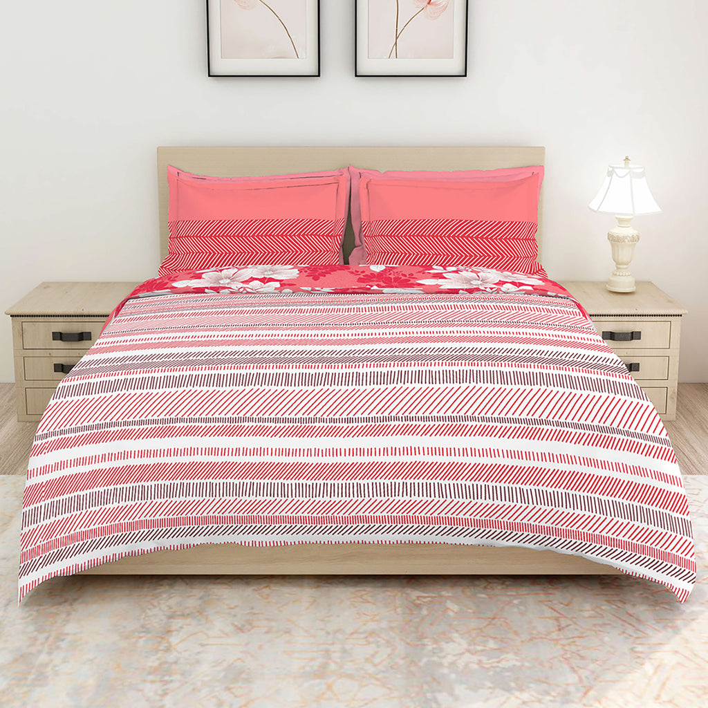 Boutique Living 148 TC Layers Printed Bed In A Bag