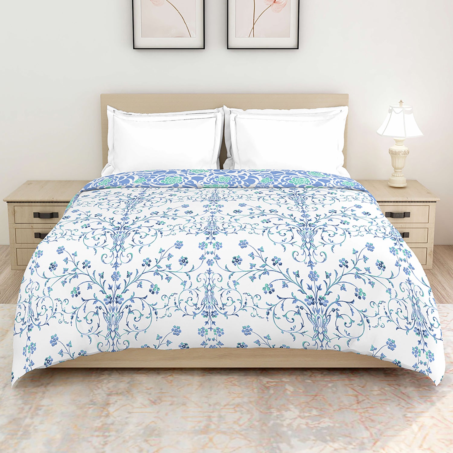 Boutique Living 148 TC Living Printed Layers Double Comforter