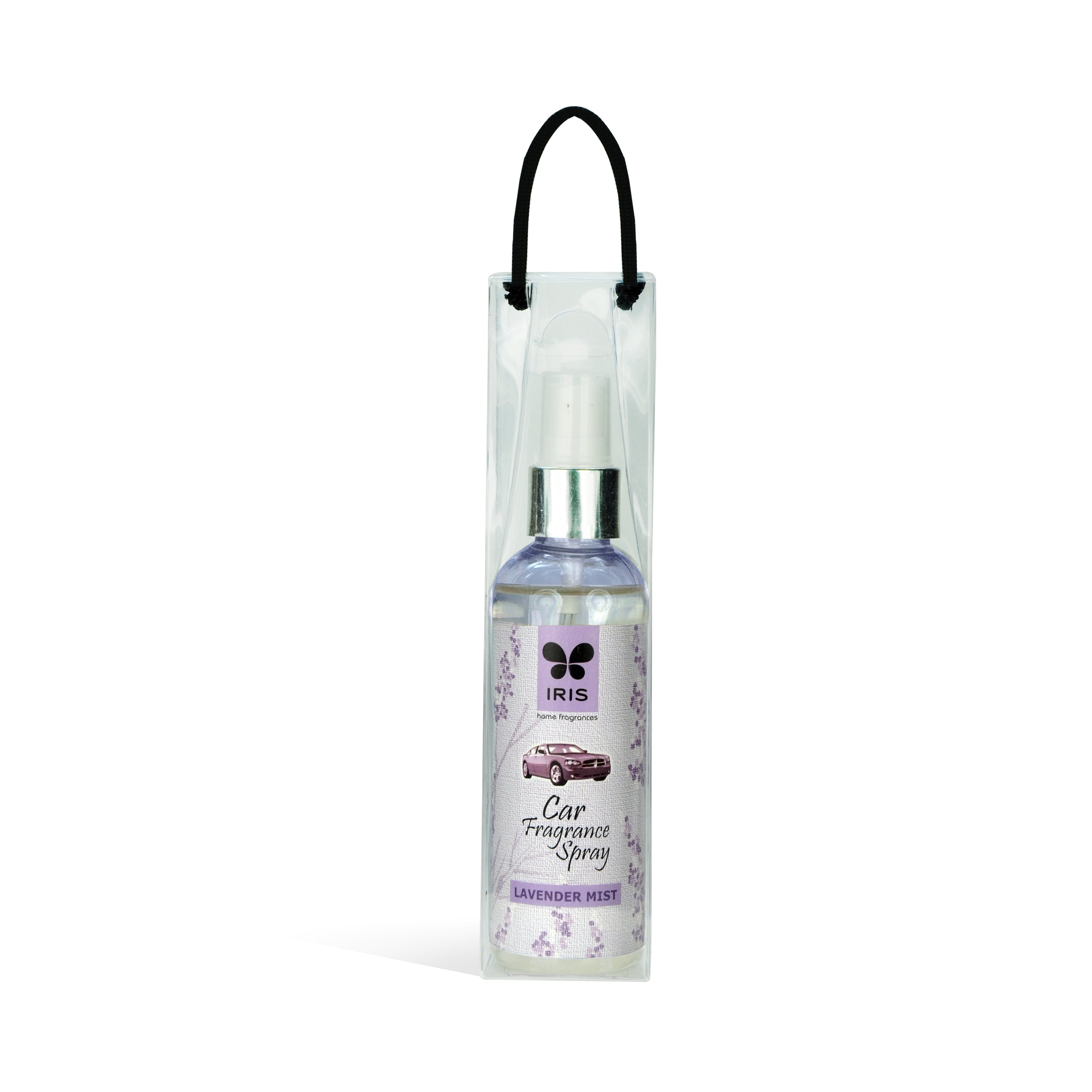 Iris 100Ml Car Spray Lavender Mist( Transperant Bottle)