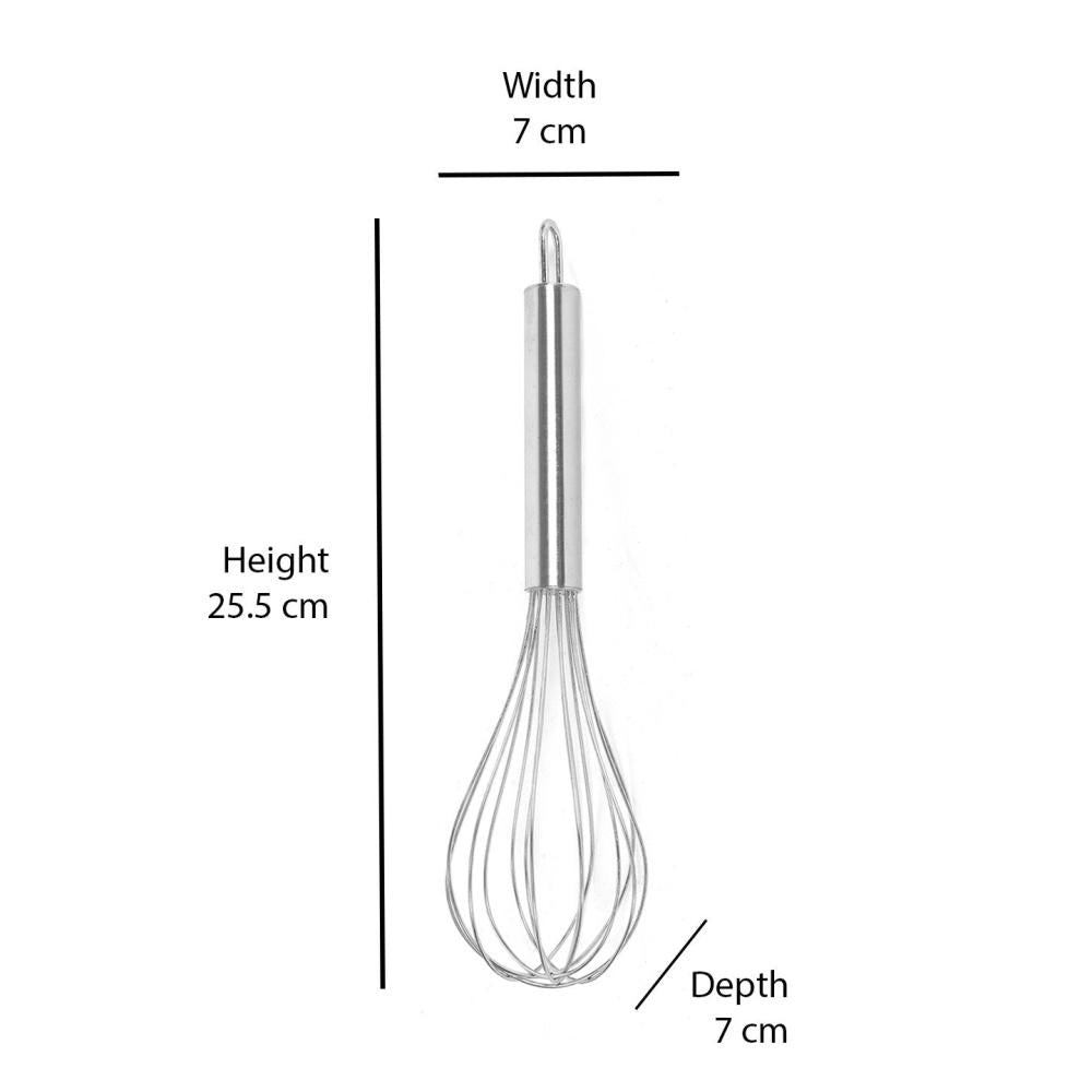 Ayodhya Whisk Pipe Handle (Silver)