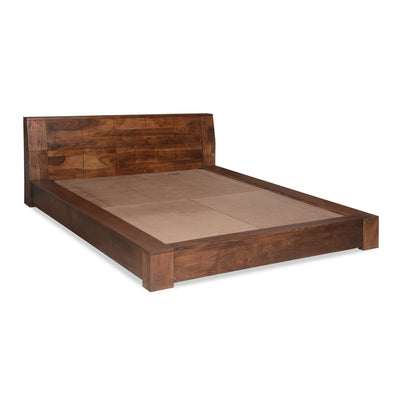 Amelia Solid Wood Without Storage Queen Bed (Espresso)