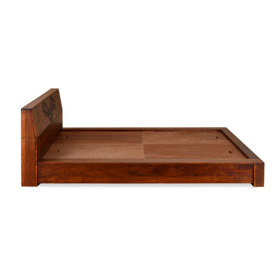 Antwerp Solid Wood King Bed (Espresso)