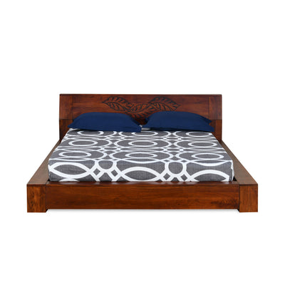 Antwerp Solid Wood King Bed (Espresso)