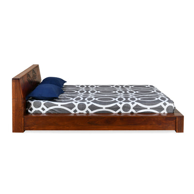 Antwerp Solid Wood Queen Bed (Espresso)