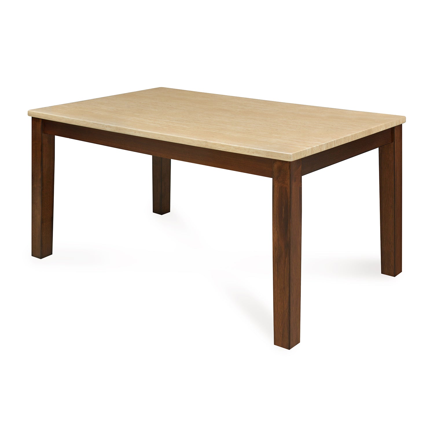 Arnold Marble 6 Seater Dining Table (Beige)