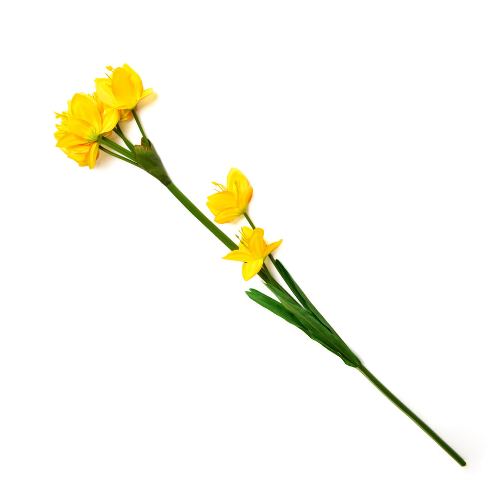 Lily Artificial Flower Stick (Yellow)