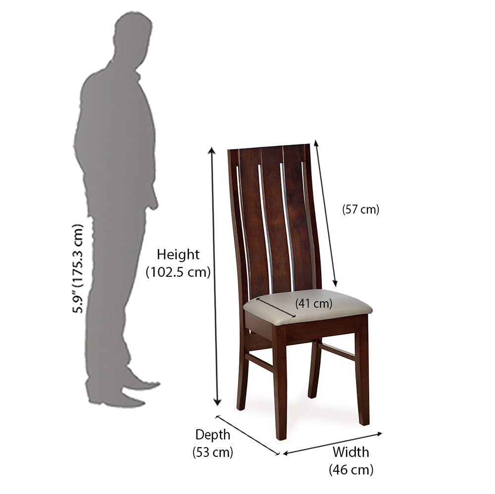 Ashton Solid Wood Dining Chair (Walnut)