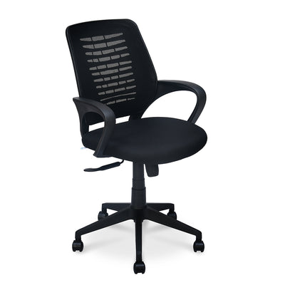 Astor Mid Back Mesh Office Chair (Black)