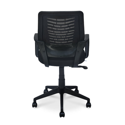 Astor Mid Back Mesh Office Chair (Black)