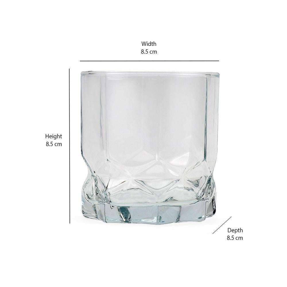 Future Whisk 320 ml Tumbler 6 Pieces (Clear)