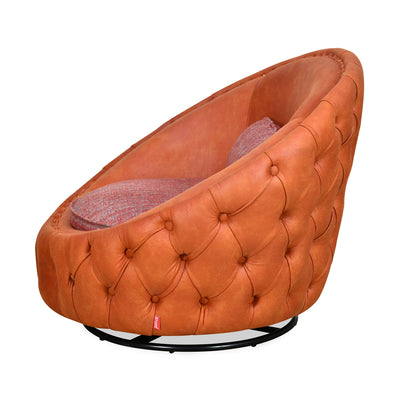 Bellini Swivel Arm Chair (Tan)
