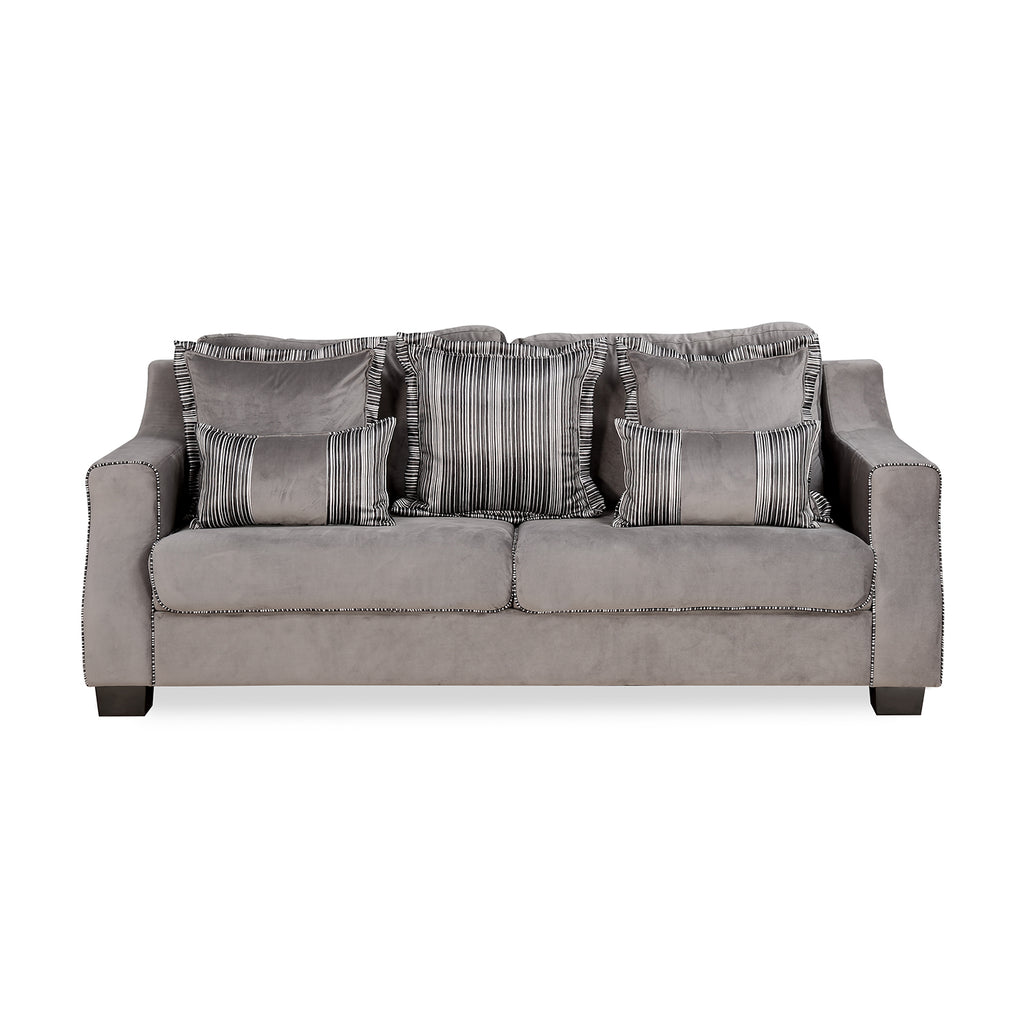 Bliss 3 Seater Sofa (Grey)