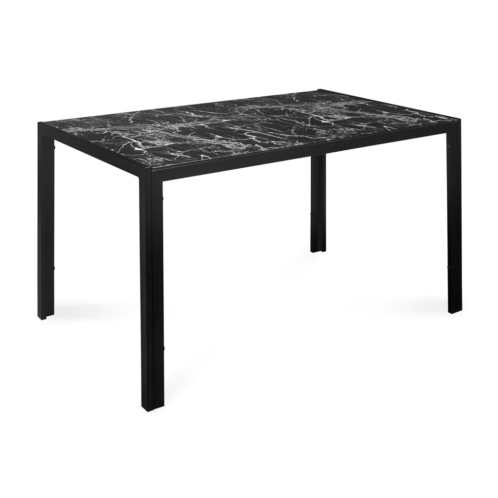 Caleb 6 Seater Dining Table (Black)
