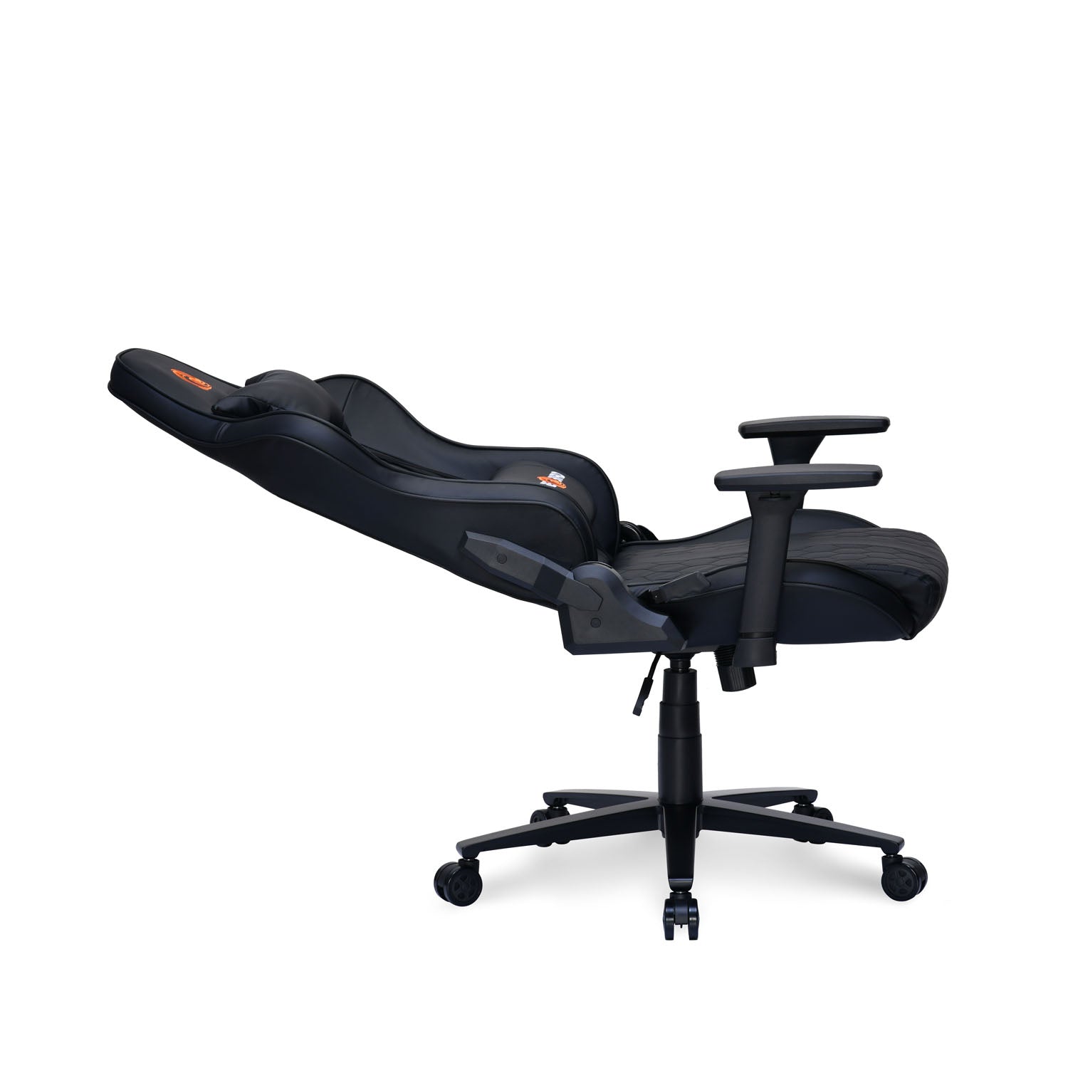 Canophy Leatherette Ergonomic Gaming Chair with Neck & Lumbar Pillow (Black)