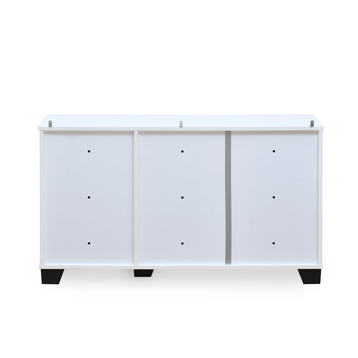 Caren Engineered Wood Medium Shoe Cabinet (White)