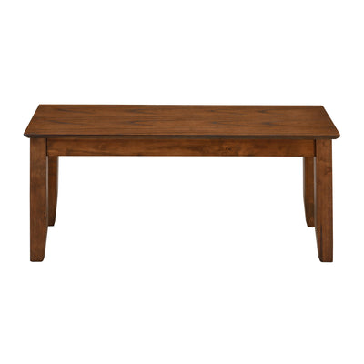 Carter Solid Wood 4 seater Dining Bench (Antique Oak)