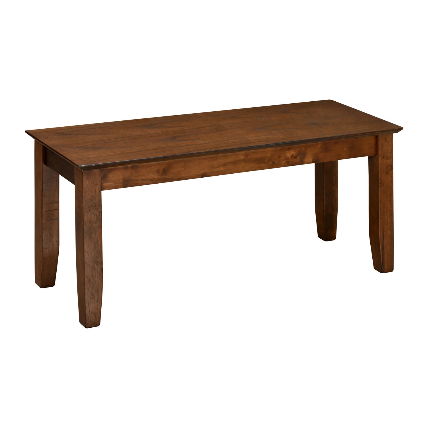Carter Solid Wood 4 seater Dining Bench (Antique Oak)