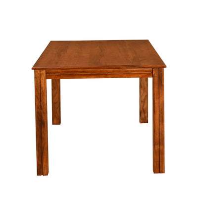 Cera 4 Seater Solid Wood Dining Table (Honey Brown)