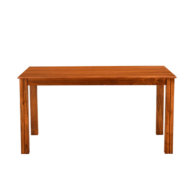Cera 6 Seater Solid Wood Dining Table (Honey Brown)