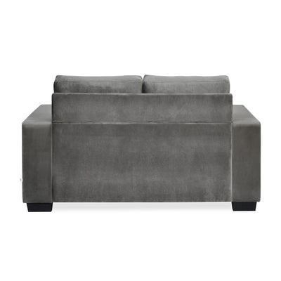 Charley 2 Seater Fabric Sofa (Light Grey)