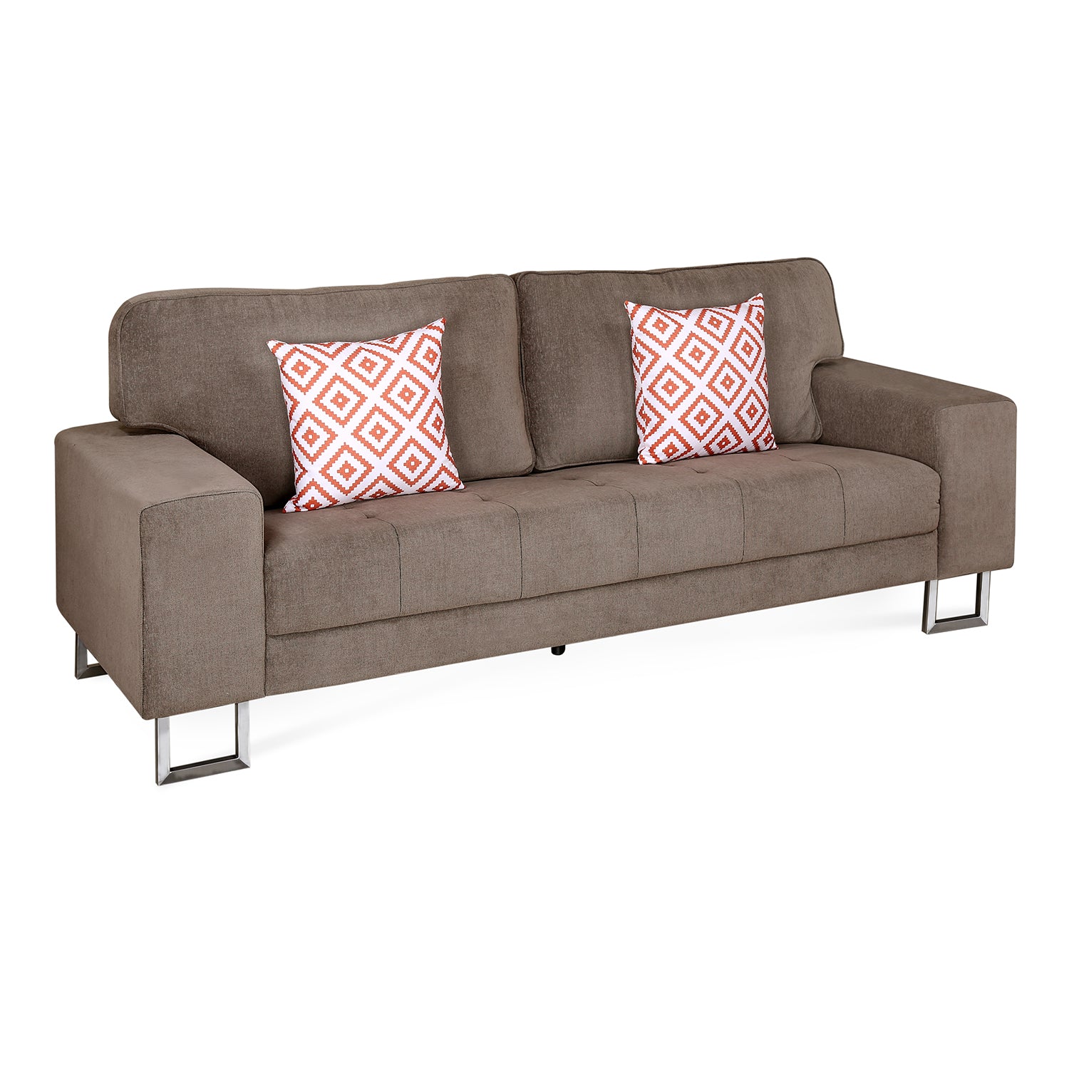 Chicago 3 Seater Sofa (Brown)