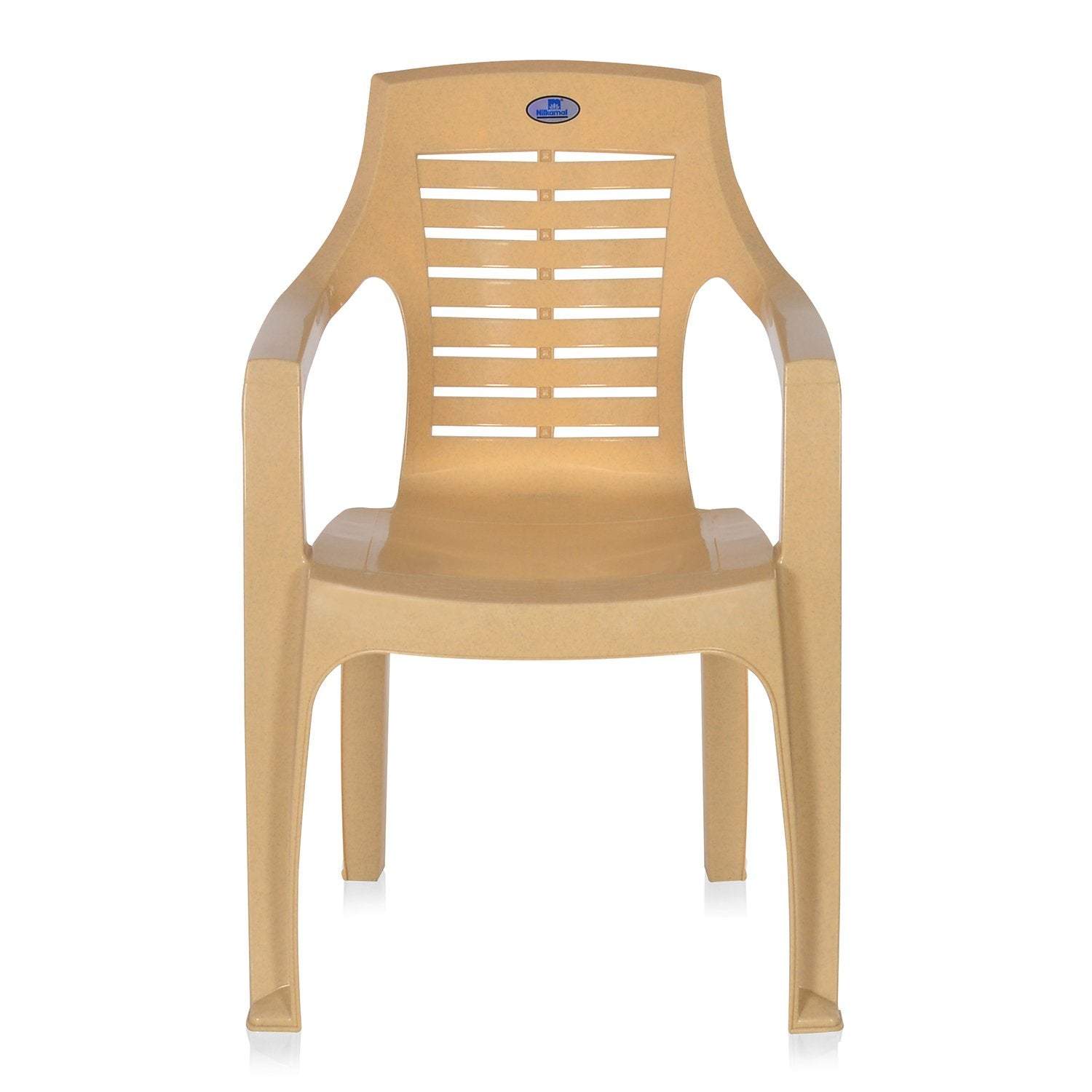 Nilkamal CHR 6020 Mid Back Chair with Arm (Marble Beige)