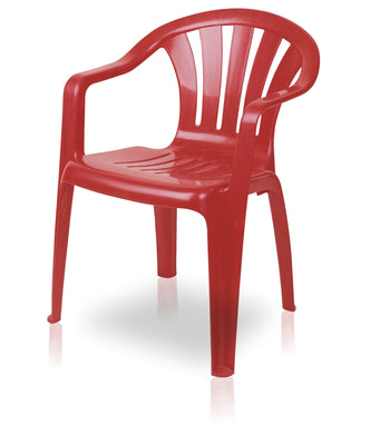 Nilkamal CHR 2005 Mid Back Chair with Arm (Bright Red)