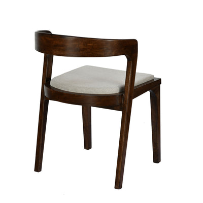 Coastal Solid Wood Arm Chair (Walnut)