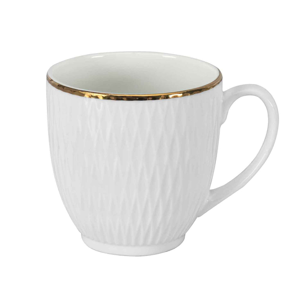 Impression Coffee Mug White & Gold 240 ml