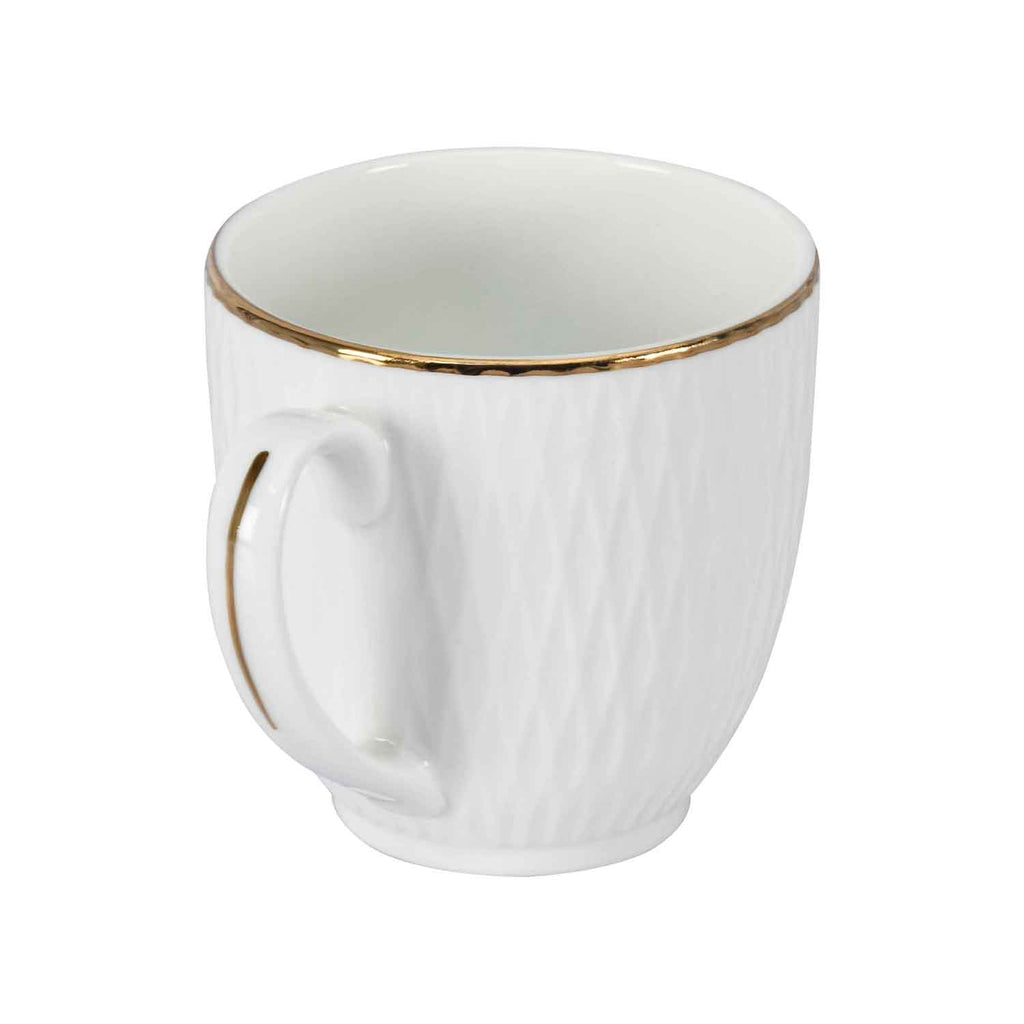 Impression Coffee Mug White & Gold 240 ml