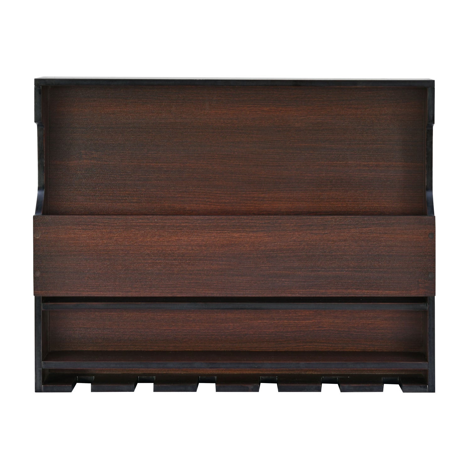 Colden Engineered Wood Wall Mounted Bar Cabinet (Walnut)