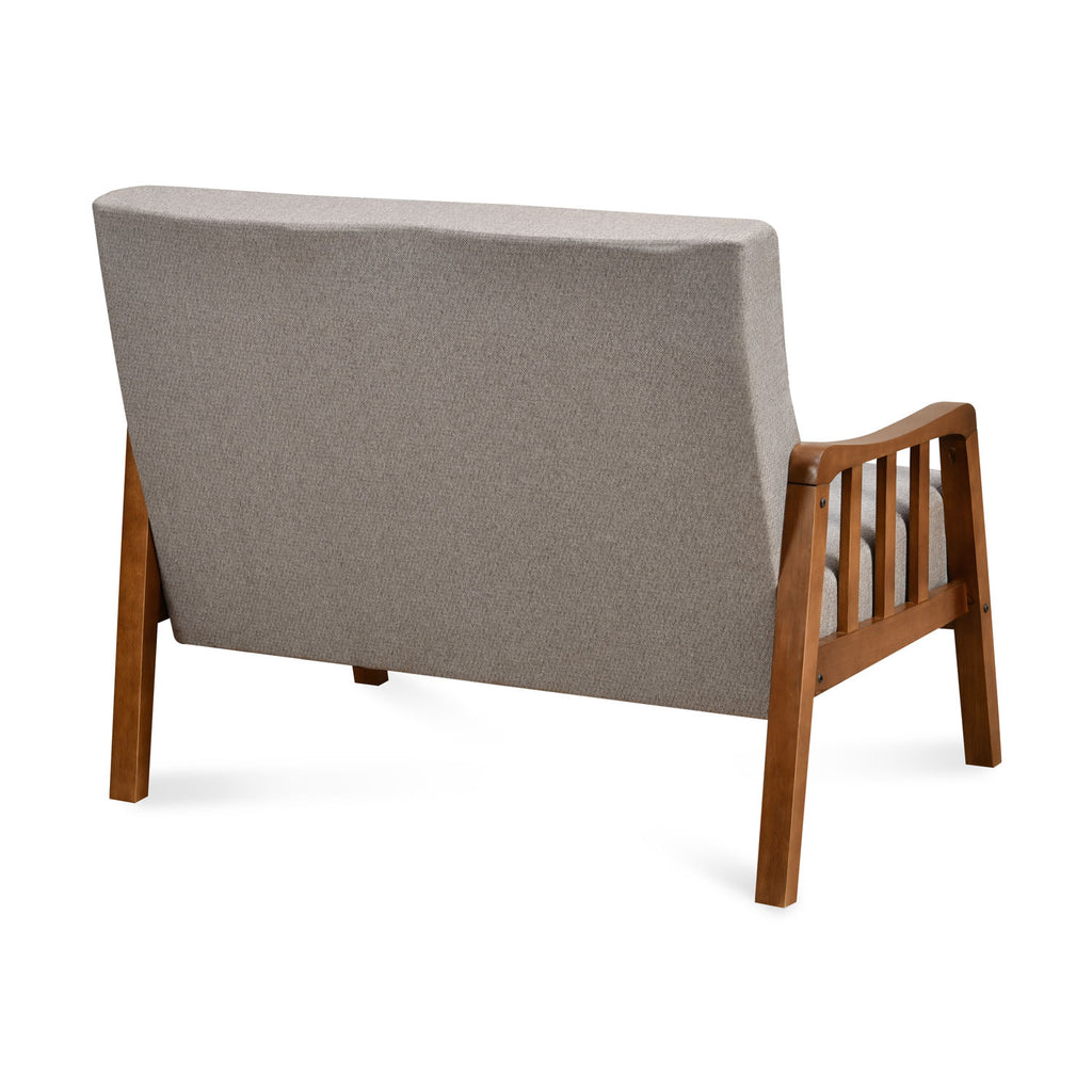 Conolly 2 Seater Fabric Sofa (Brown)