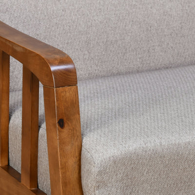 Conolly 3 Seater Fabric Sofa (Brown)