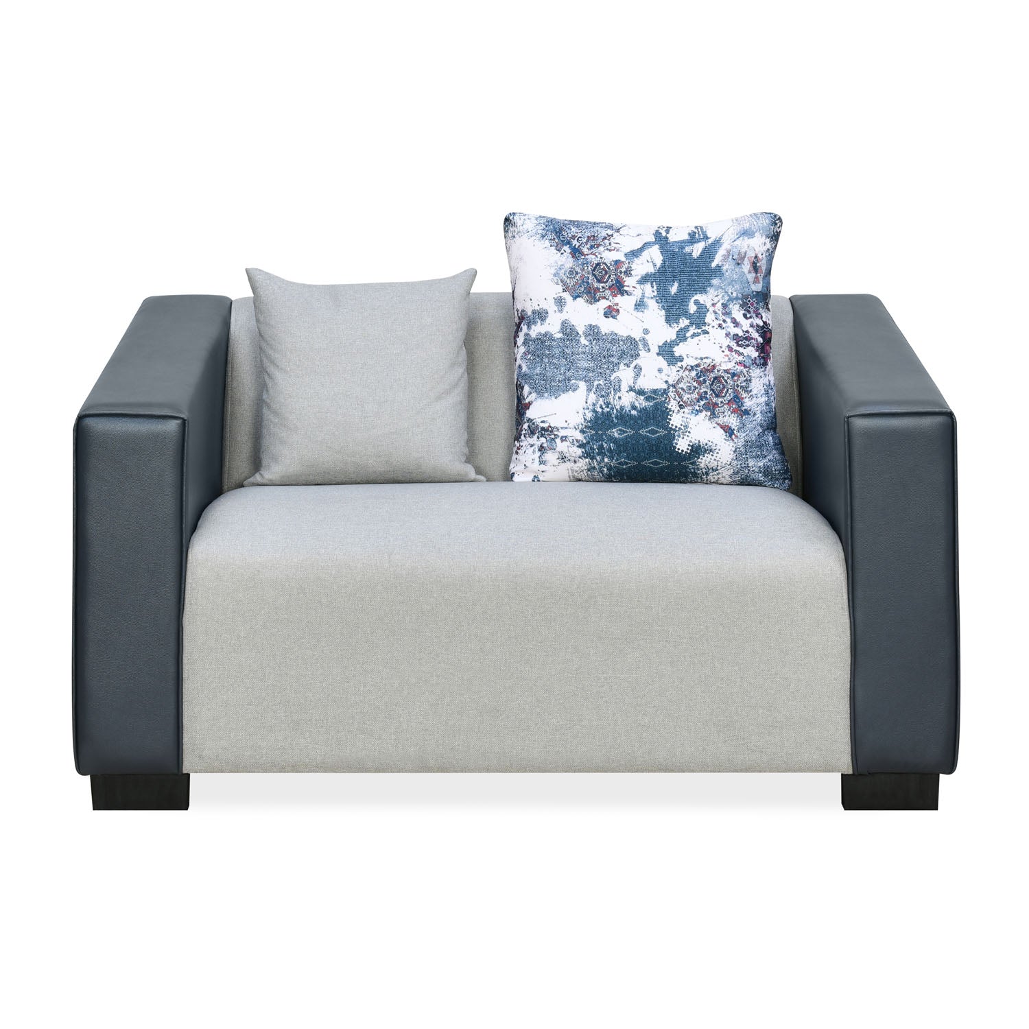 Corbin Fabric 2 Seater Sofa (Grey)