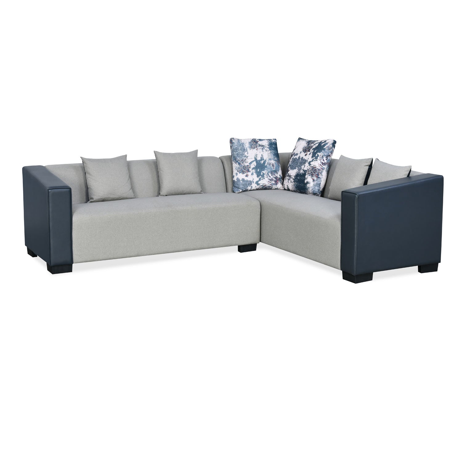 Corbin Fabric Corner Sofa (Grey)