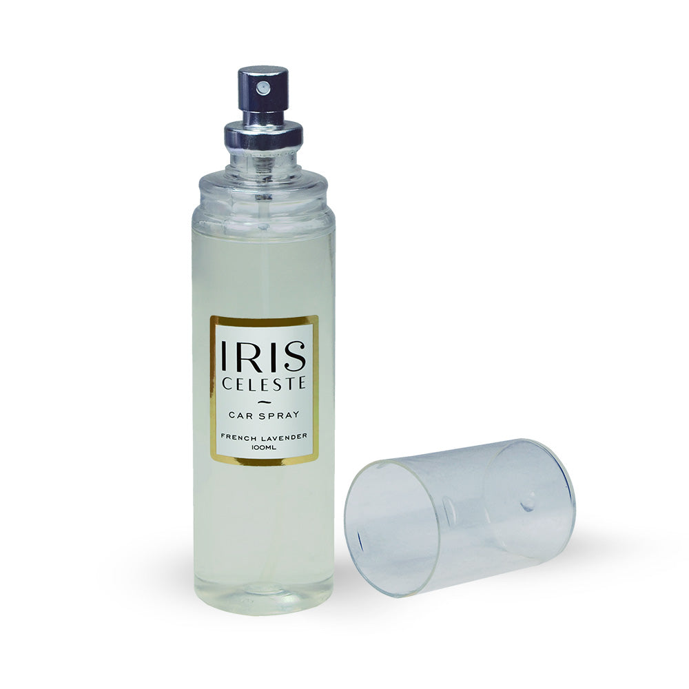 Iris Car Spray 100 Ml( White Colour Pet Bottle)