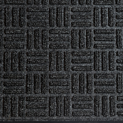 Abstract Polypropylene 18" x 30" Door Mat (Black)