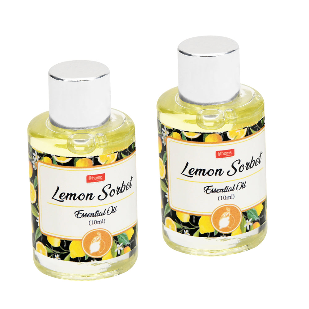 Lemon Sorbet Essential Oil Set of 2 (10 ml each, Yellow)