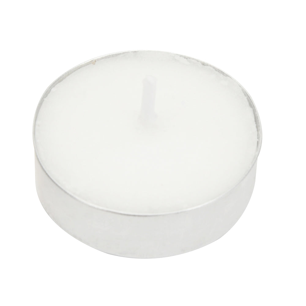 Unscented Wax Tealight Candles Pack of 100 (White)