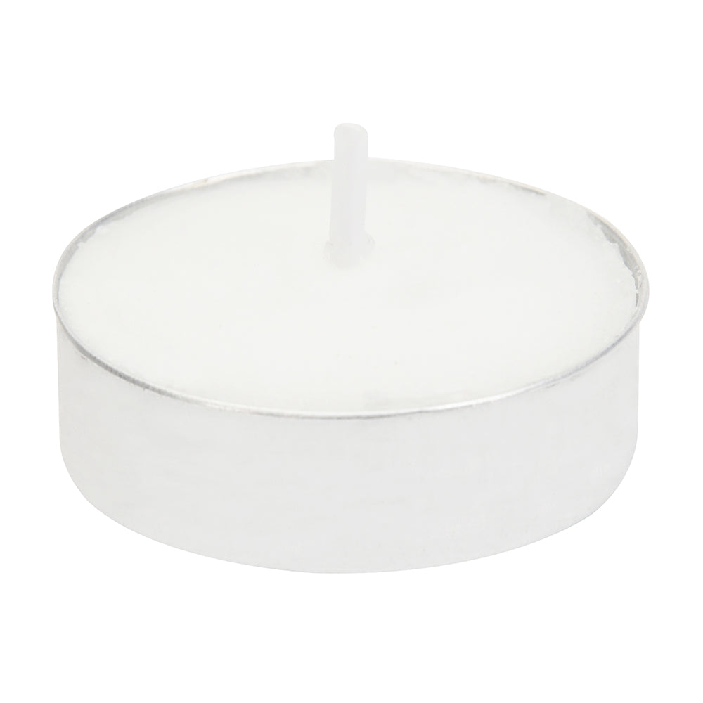 Unscented Wax Tealight Candles Pack of 20 (White)