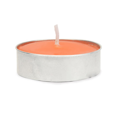 Mandarin Mimosa Scented Wax Tealight Candles Pack of 15 (Orange)