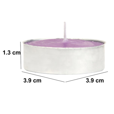 Lavender Lace Scented Wax Tealight Candles Pack of 15 (Purple)