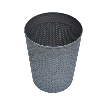 Polypropylene 10 L Open Dustbin (Grey)