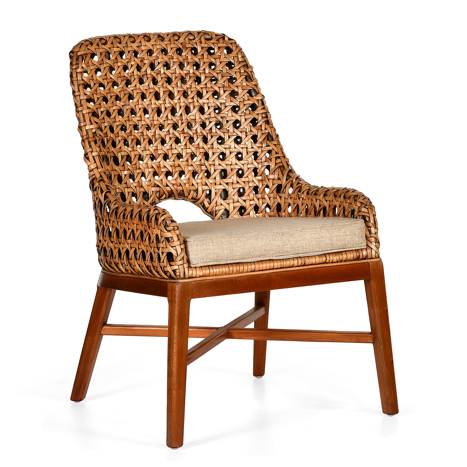 Elly Arm Chair (Brown)