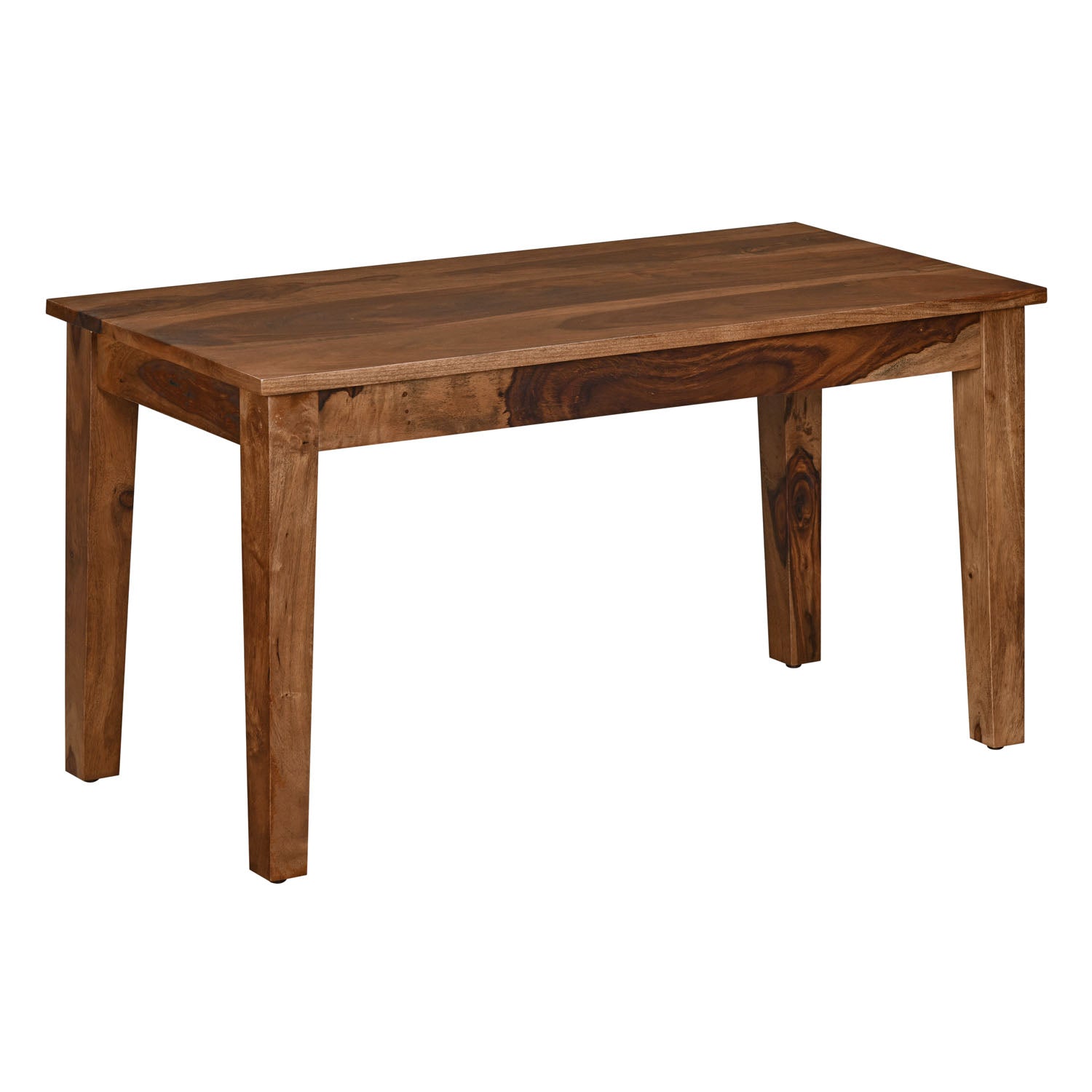 Europa Solid Wood 4 Seater Dining Bench (Walnut)