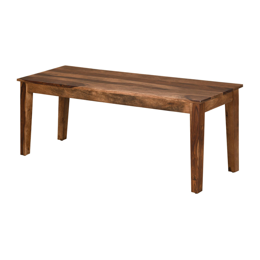 Europa Solid Wood 6 Seater Dining Bench (Walnut)