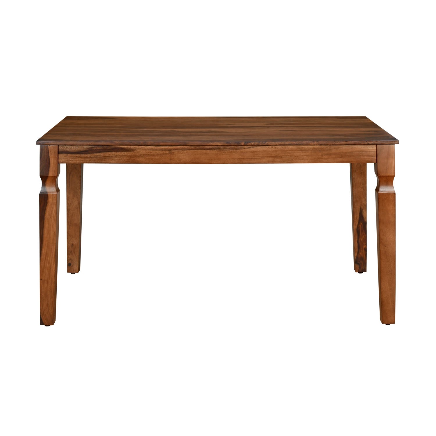 Europa Solid Wood 6 Seater Dining Table (Walnut)